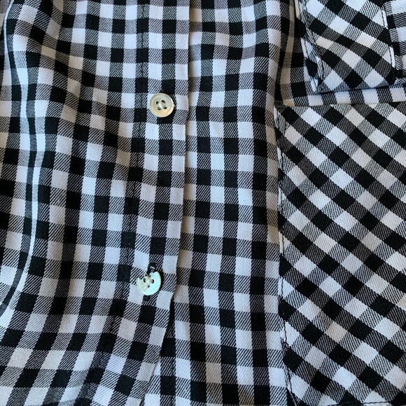 ✨ J. Jill Button Down Plaid Long Sleeve Top - Picture 5 of 7